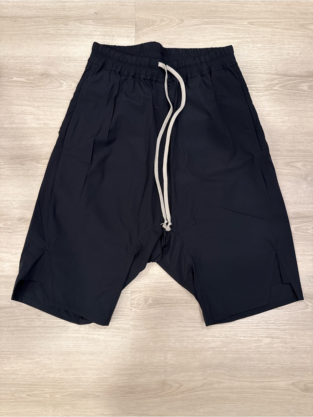 SS 2018 Rick Owens Basket Stretch-Shell Shorts